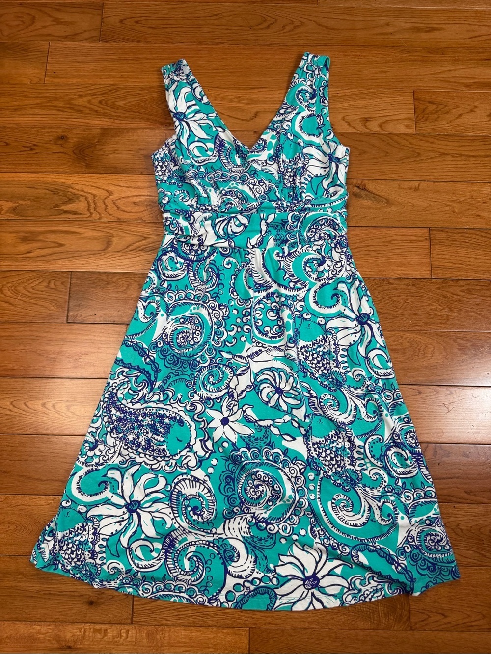 Lily Pulitzer Shianne Stretch Jersey Preppy Summer Dress
